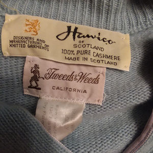 Harvico Powder Blue Cashmere Cardigan
